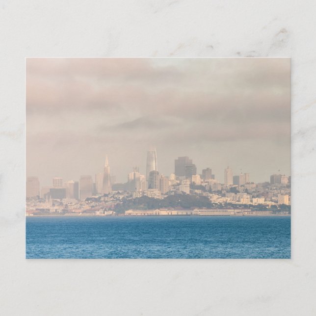 San Francisco Skyline Cityscape  Postcard (Front)