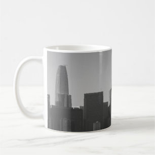 San Francisco Skyline Monochrome - Cityscape Photo Coffee Mug