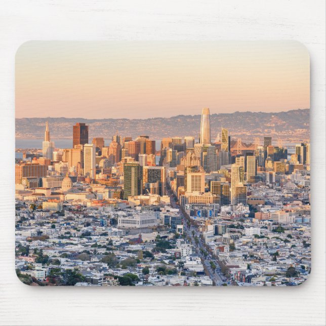 San Francisco Skyline Mouse Mat (Front)