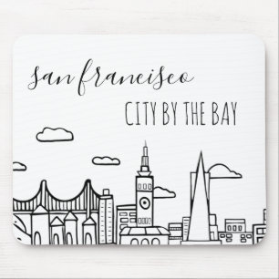 San Francisco Skyline Mouse Mat