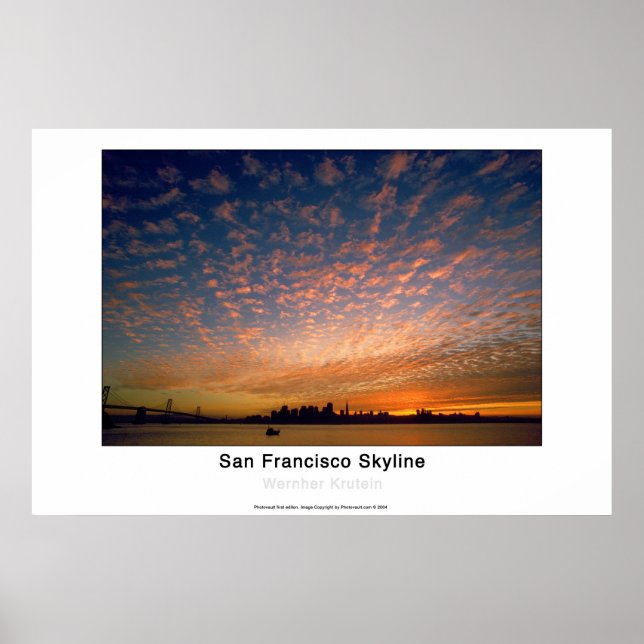 San Francisco Skyline Poster (Front)
