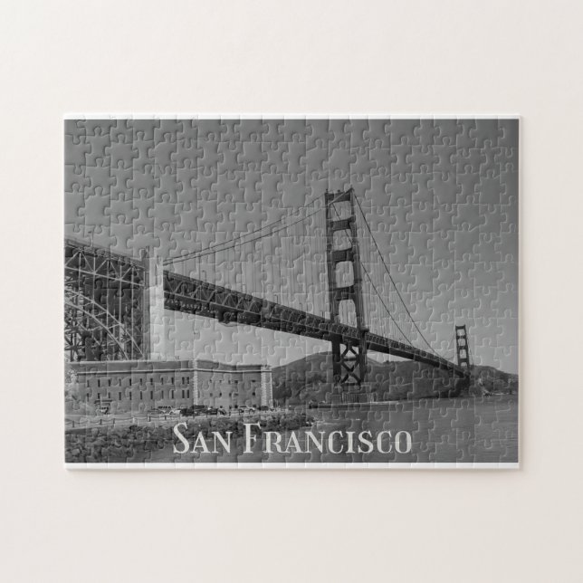 San Francisco Skyline | SF Gloden Gate Bridge  Jigsaw Puzzle (Horizontal)