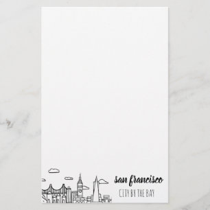 San Francisco Skyline Stationery