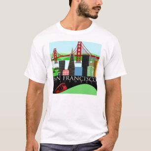 San Francisco Skyline t shirt
