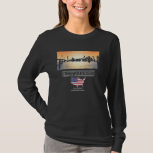 san francisco Skyline Vacation Souvenir city T-Shirt