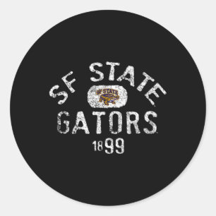 San Francisco State Gators 1899 Classic Round Sticker