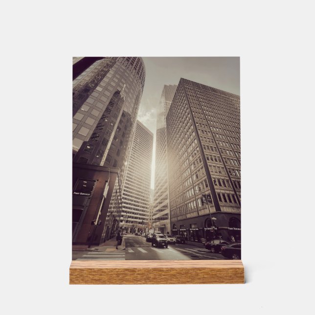 San Francisco Street Acrylic Sign (Front)