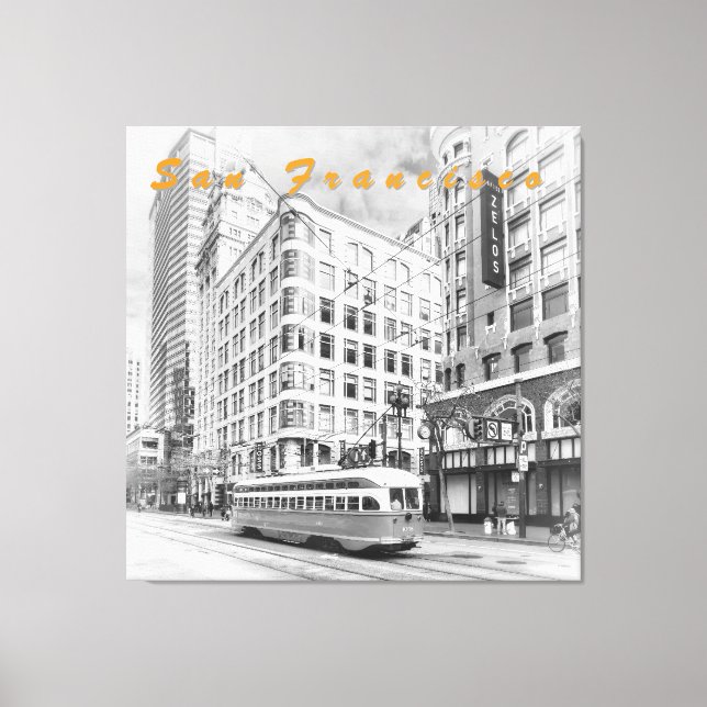 San Francisco Street Canvas Print (Front)