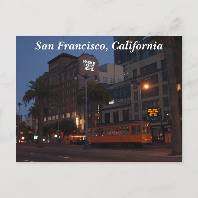 San Francisco Street Car #2 Postcard (Front)
