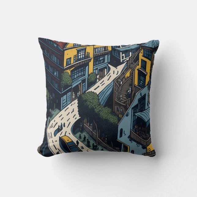 San Francisco Street Cushion (Front)