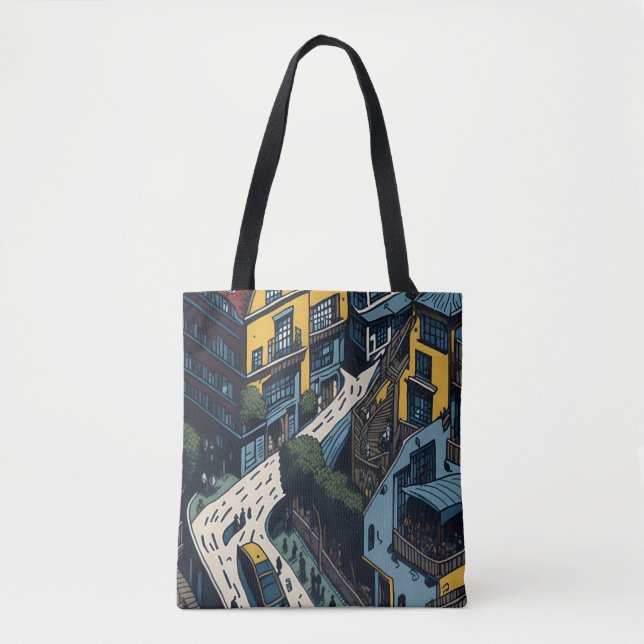 San Francisco Street Tote Bag (Front)