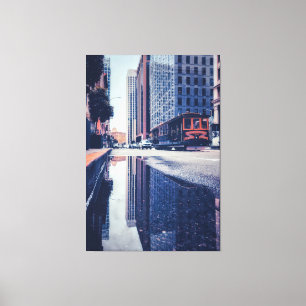 San Francisco Street with Cable Car Canvas Print