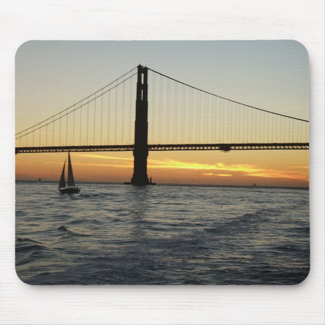 San Francisco Sunset Mouse Mat (Front)