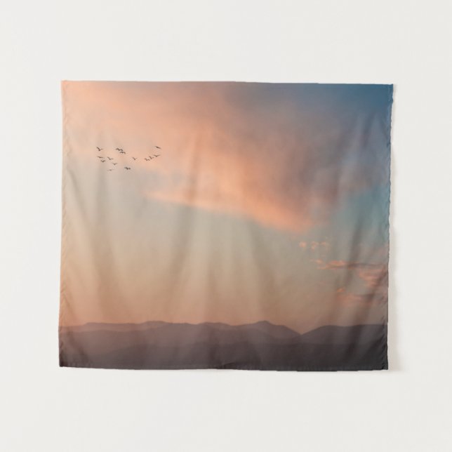 San Francisco Sunset Tapestry (Front (Horizontal))