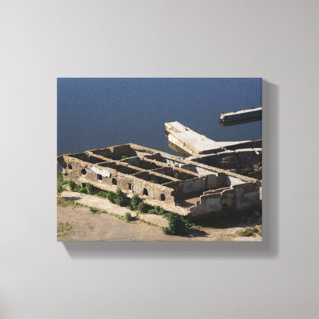 San Francisco Sutro Baths Ruins #2 Canvas Print (Front)