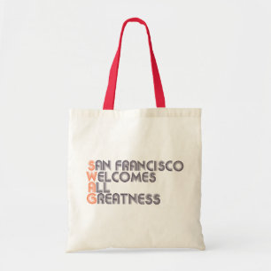 San Francisco Swag Retro Tote Bag