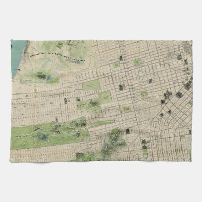 San Francisco Tea Towel (Horizontal)