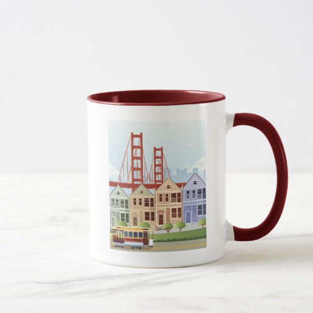San Francisco | The Painted Ladies Mug (Right)