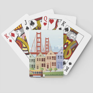 San Francisco   The Painted Ladies Playing Cards
