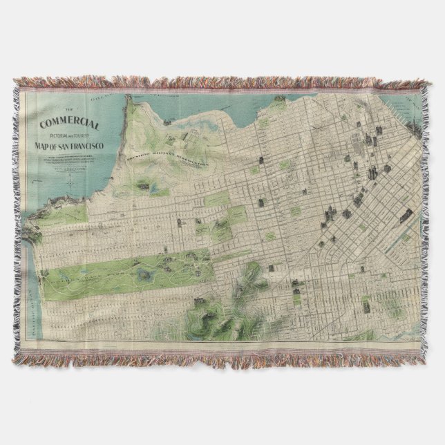 San Francisco Throw Blanket (Front)