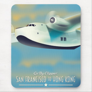 San Francisco to Hong Kong by clipper Mouse Mat