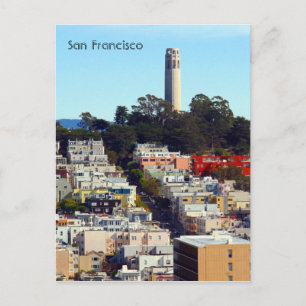 san francisco tower postcard