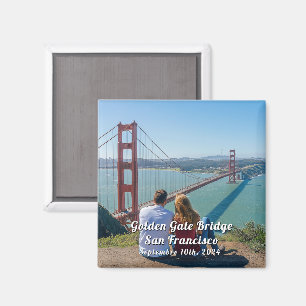 San Francisco Travel Custom Photo Souvenir Magnet