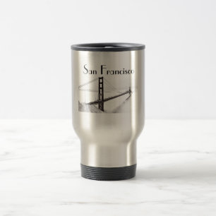 San Francisco Travel Mug, Golden Gate Bridge Mug