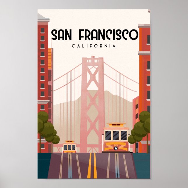 San Francisco travel poster (Front)