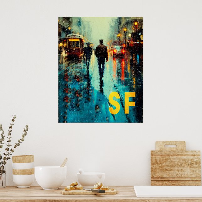 San Francisco Travel Poster (Kitchen)