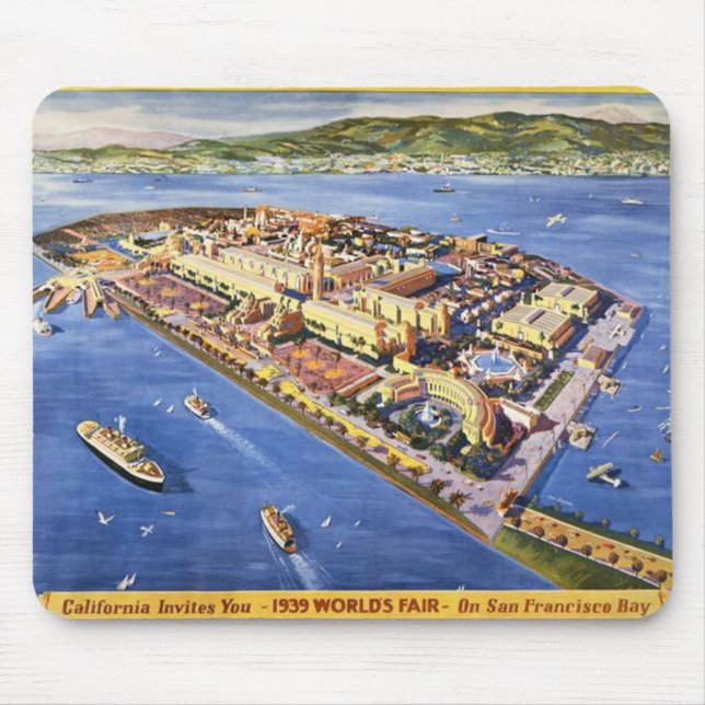 San Francisco Treasure Island Mouse Mat (Front)