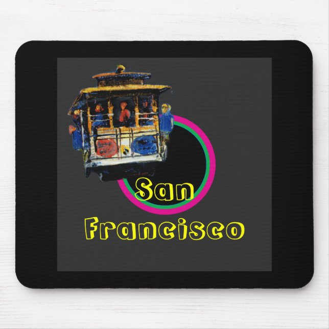 San Francisco Trolley1 Mouse Mat (Front)