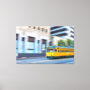 San Francisco Trolley Bus Canvas Print