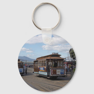 San Francisco Trolley Cars Key Ring