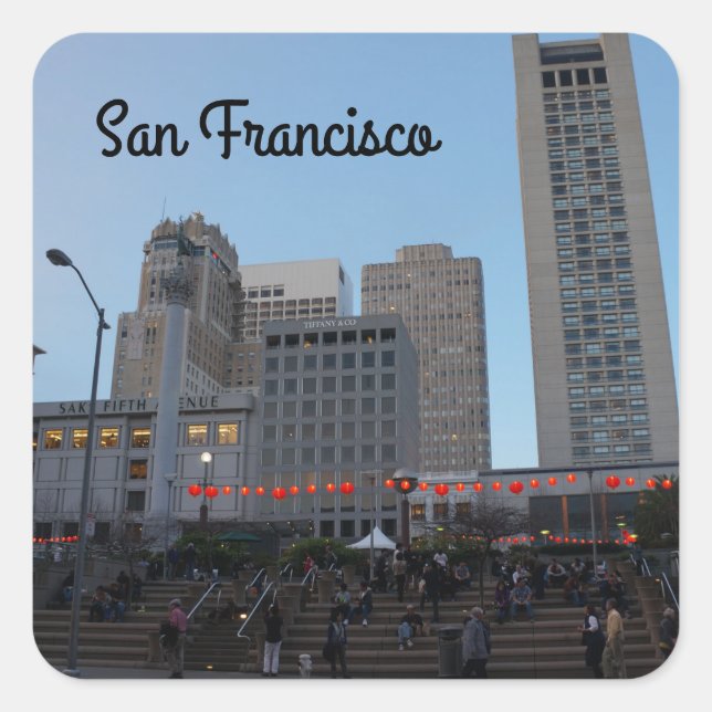 San Francisco Union Square Stickers (Front)