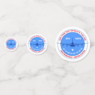 San Francisco, United States, Customisable Festive Confetti