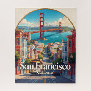 San Francisco USA Golden Gate Bridge Travel Jigsaw Puzzle