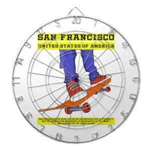 San Francisco, USA Skate Dartboard