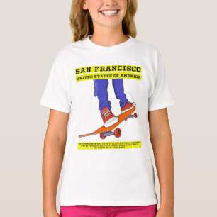 San Francisco, USA Skate T-Shirt