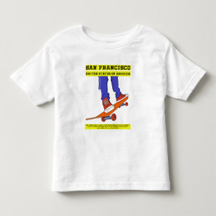San Francisco, USA Skate Toddler T-Shirt