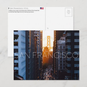 San Francisco, USA Travel Postcard