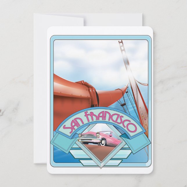 San Francisco, USA, travel poster (Front)