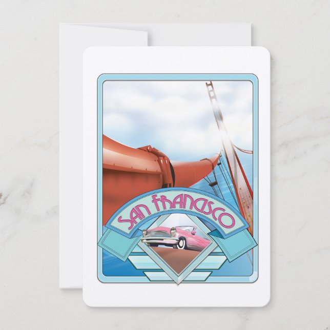 San Francisco, USA, travel poster (Front)