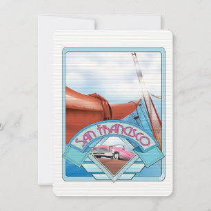 San Francisco, USA, travel poster