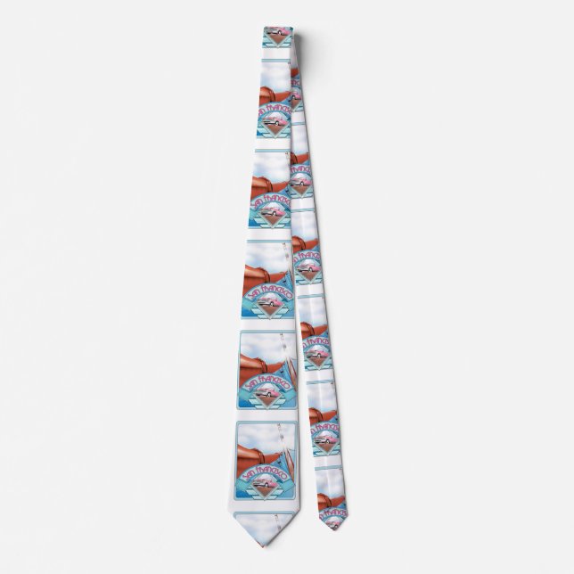 San Francisco, USA, travel poster Tie (Front)