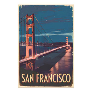 San Francisco USA vintage Photo Print