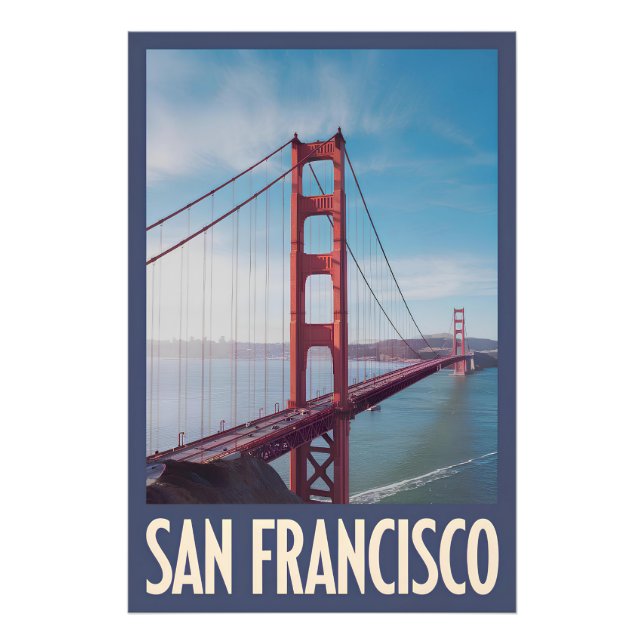 San Francisco USA vintage Photo Print (Front)