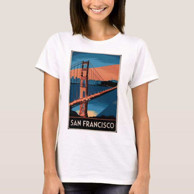 San Francisco USA vintage T-Shirt (Front)