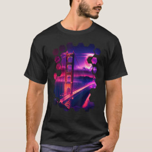 San Francisco Vaporwave Aesthetic Retro Style I Lo T-Shirt