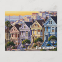 San Francisco Victorian Houses California 